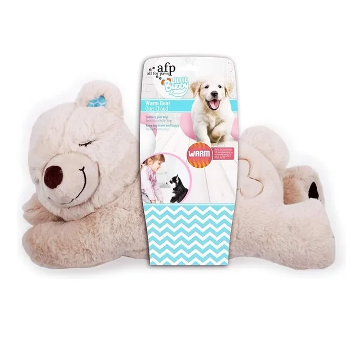 Little Buddy – Puppy Soothing Heartbeat Warm Bear Comfort Dog Sleep Aid Plush Toy