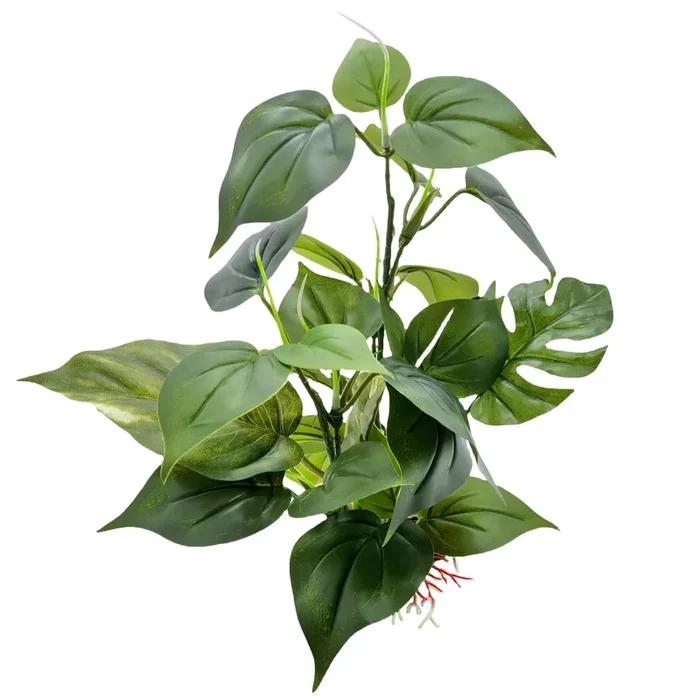 M2Cbridge Artificial Fish Tank Plants Silk Aquarium Plant Aquatic Water Grass Foreground Decor (1Pc Green)