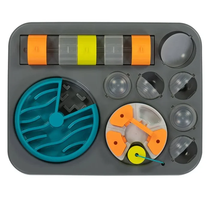 Messy Mutts Flip’n Slide Puzzler, Large, 16.5″ x 13″, Grey