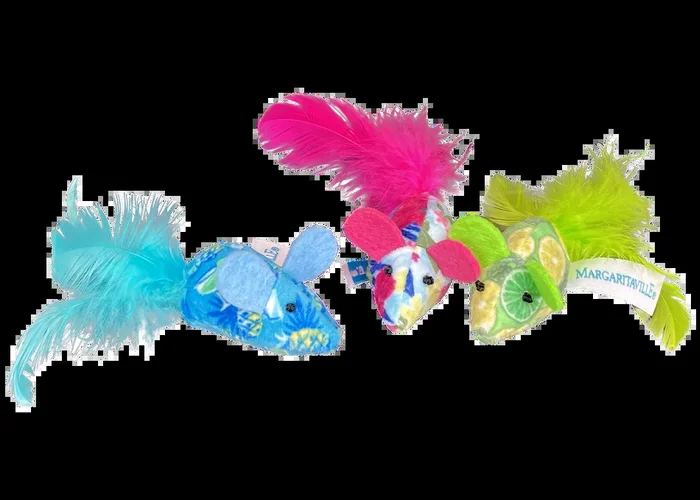 MultiPet Margaritaville Mice 3 Pack Cat Toy