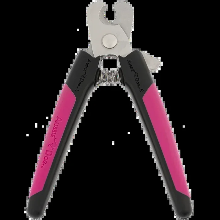 Nail Trimmer Black and Fuschia Large by Aussie Dog