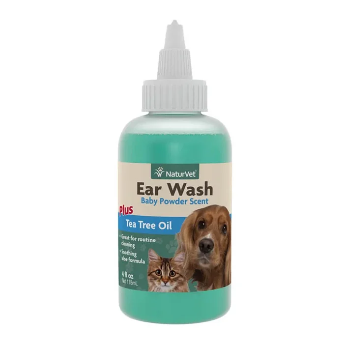 Naturvet Tea Tree Oil Ear Wash Liquid 4oz
