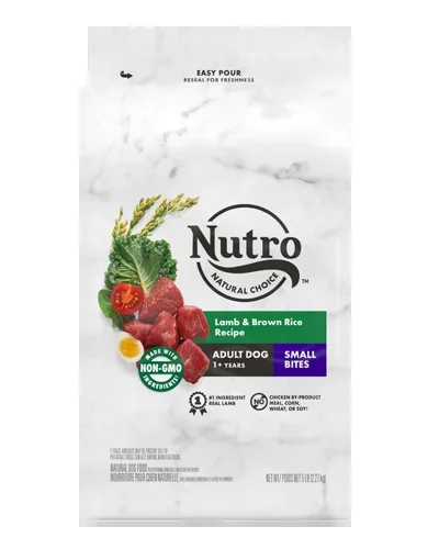 Nutro Natural Choice Small Bites Lamb & Brown Rice – 5 lbs.