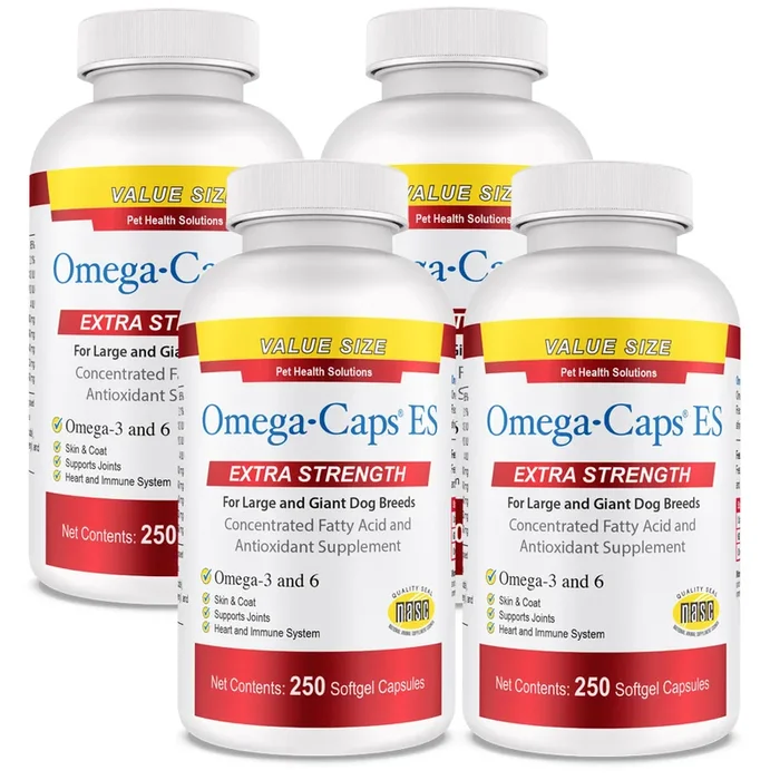 Omega-Caps ES For Large & Giant Dogs (1000 Softgel Capsules)