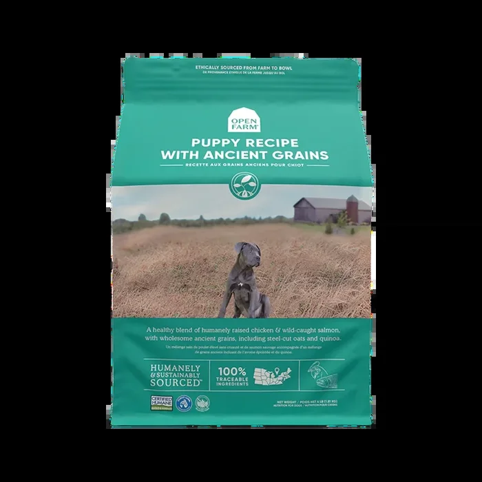 Open Farm – Ancient Grains High-Protein Puppy Food
