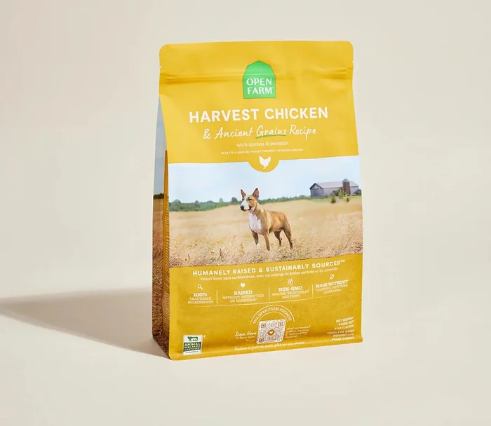 Open Farm Ancient Grains Dry Dog Food – Harvest Chicken – 22lb Bag