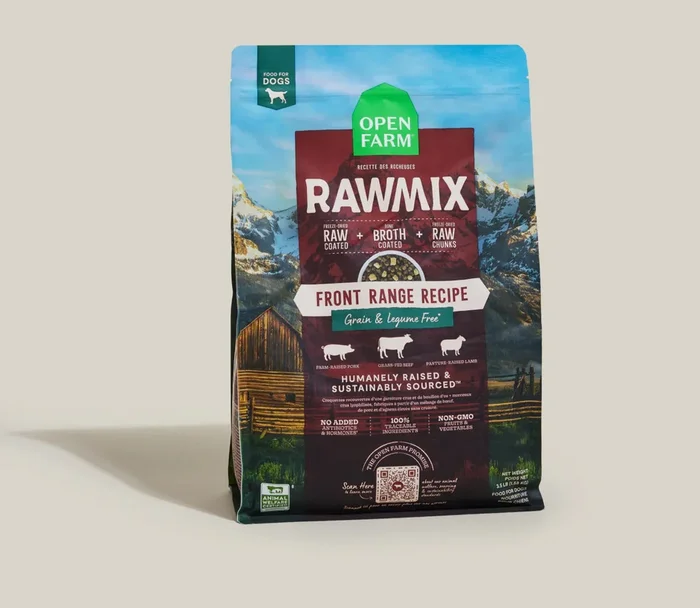 Open Farm RawMix Grain Free Dry Dog Feed – Front Range – 3.5lb Bag