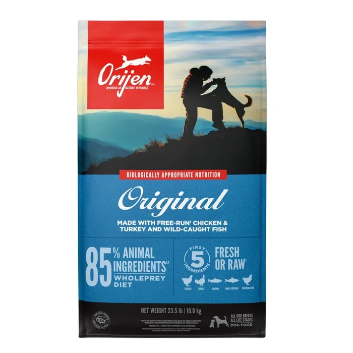 Orijen Original Dry Dog Food – Chicken & Turkey – 25lb Bag