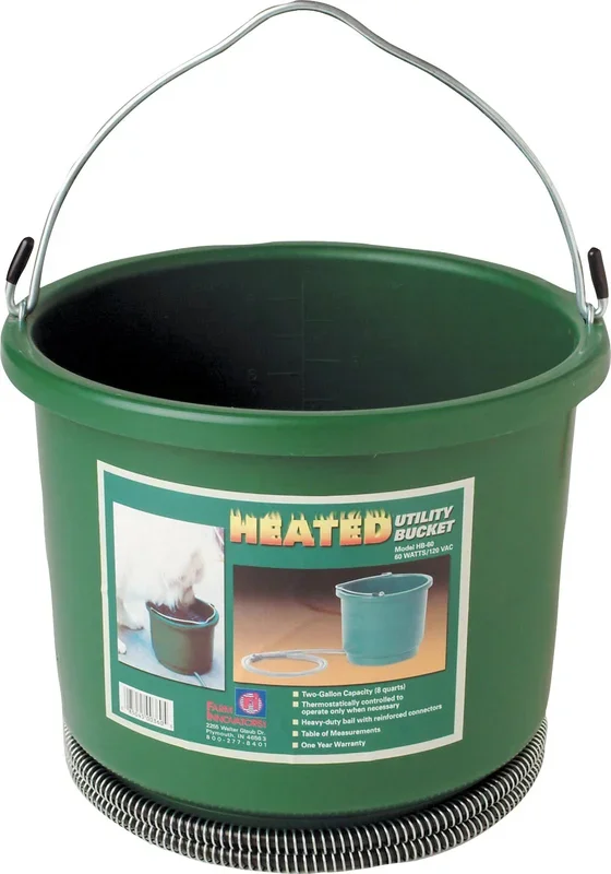 Plastic Heated Bucket