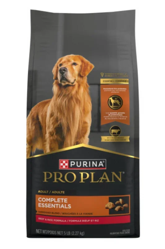 Purina Pro Plan Savor Adult Shredded Blend Beef and Rice Formula Dry Dog Food