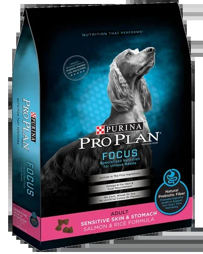 Purina Pro Plan Sensitive Skin and Stomach Salmon and Rice Adult – 4 lb Dry Dog Food
