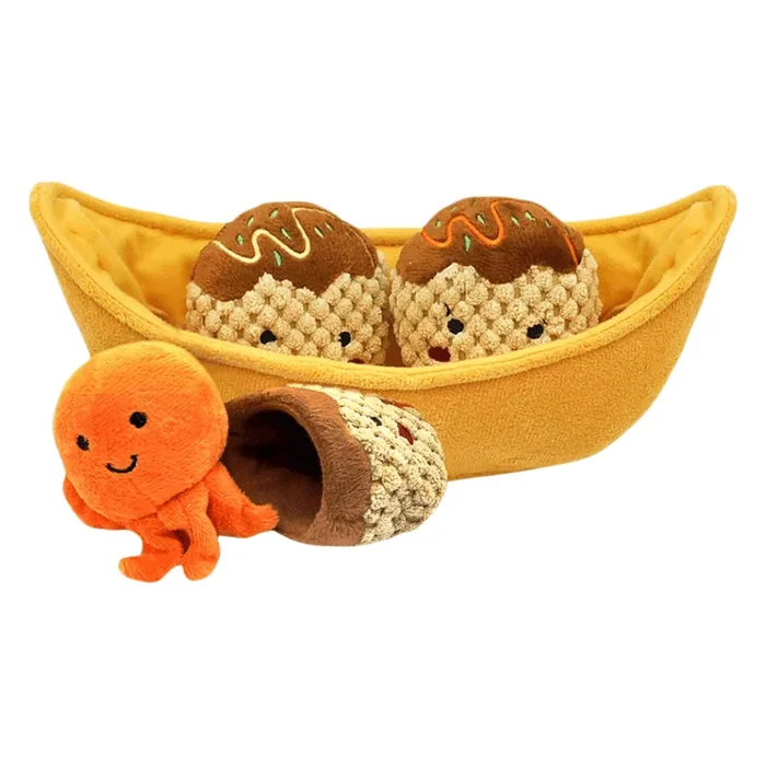 Puzzle Hunter Dog Toy – Foodie Japan – Takoyaki