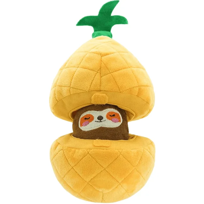 Puzzle Hunter Dog Toy – Fruity Critterz – Pineapple