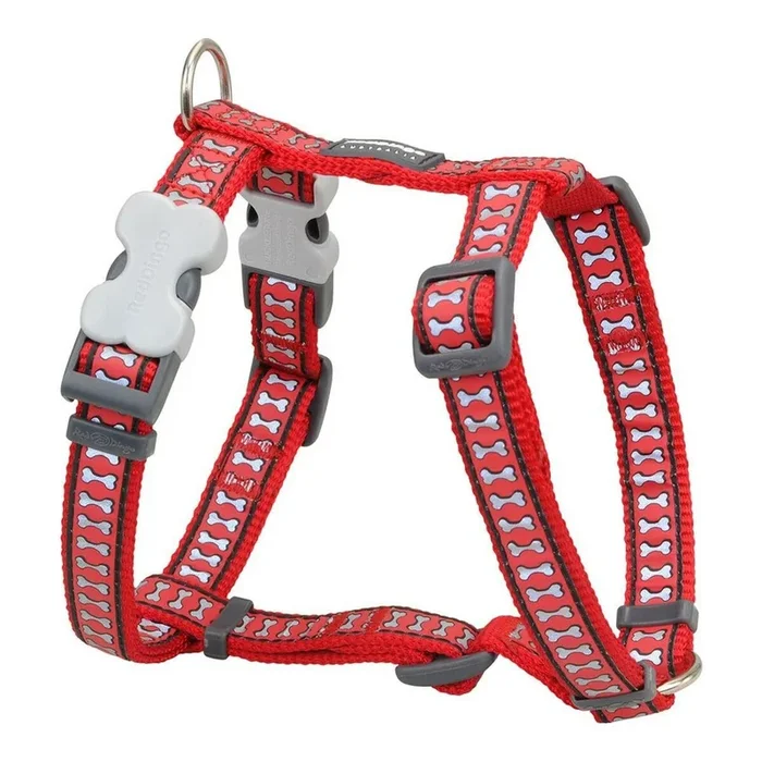 RED DINGO Reflective Bib, L, Red, 0.138 kg
