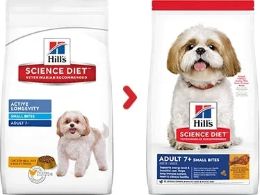 Science Diet Adult 7+ Small Bites Chicken Recipe Dry Dog Food 5lb