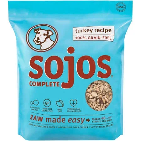 Sojos Complete Adult Dog Food – Turkey 1.75lb {L+1x} 557122
