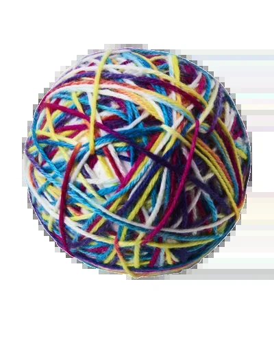 Spot Sew Much Fun Yarn Ball Cat Toy – 3.5″