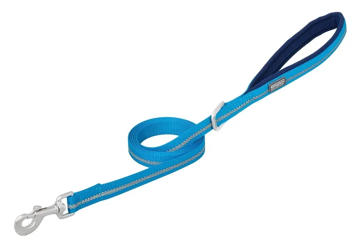 Terrain D.O.G. Reflective Neoprene Lined Dog Leash, Blue, 6-Feet L X 3/4-Inch W