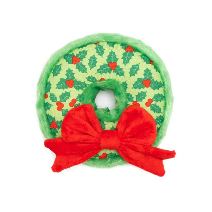 The Worthy Dog – Christmas Wreath Dog Toy