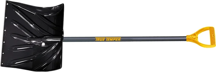 True Temper Poly Snow Shovel Steel Handle