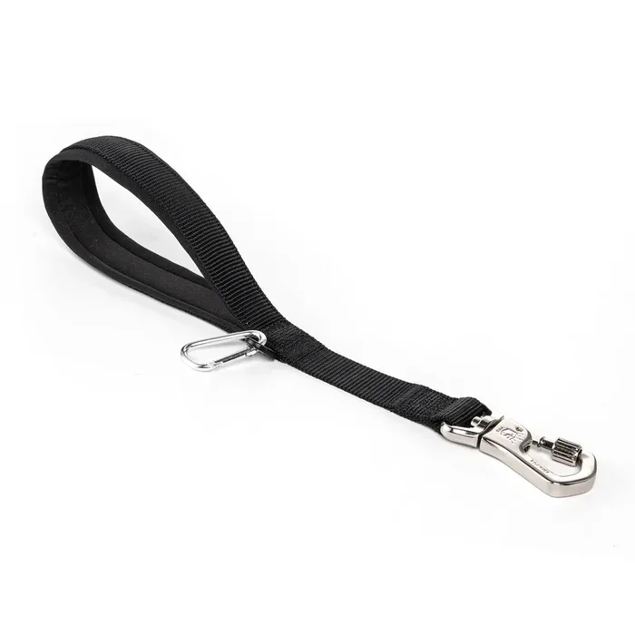 Tspro Dog Training Leash With Sturdy Metal Buckle, 14 Inches Short Leash For Large Dogs, Comfortable Padded Handle (Black)