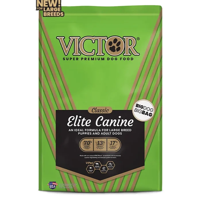 Victor Classic Elite Canine Dry Dog Food – Chicken & Fish – 50lb Bag