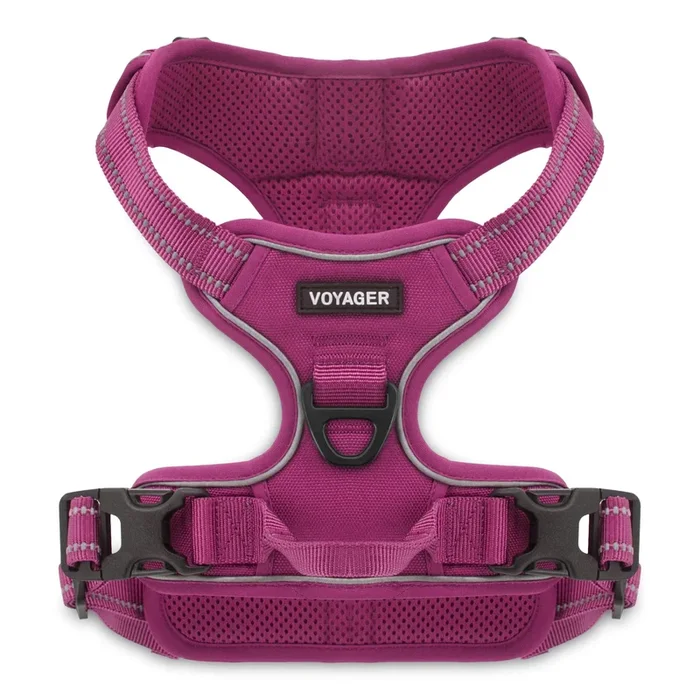 Voyager No Pull Dog Harness for Medium Dogs, Dual Leash Attachments, Adjustable Soft but Strong Pet Harness with 3M Reflective T