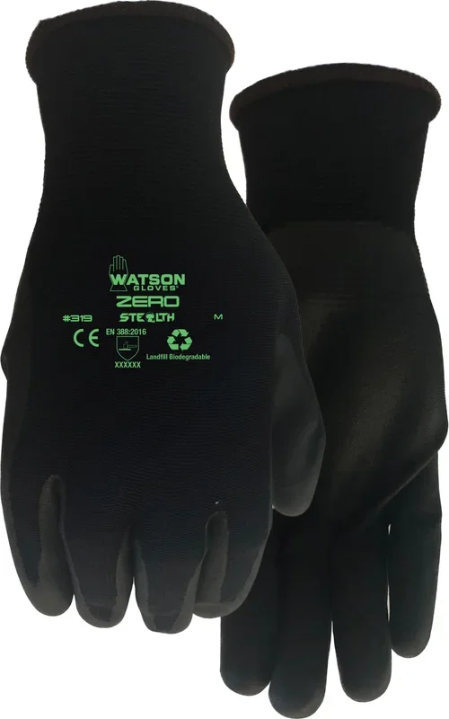 Watson Gloves Mens Stealth Zero Wastenot Fabric