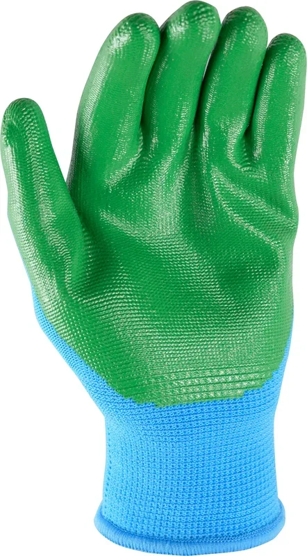 Wells Lamont Kids Fun Print Nitrile Coated Gloves (Pack Of 6)