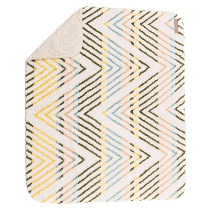 Wilderdog Sherpa Fleece Waterproof Dog Blanket – 60” X 90” – Cream