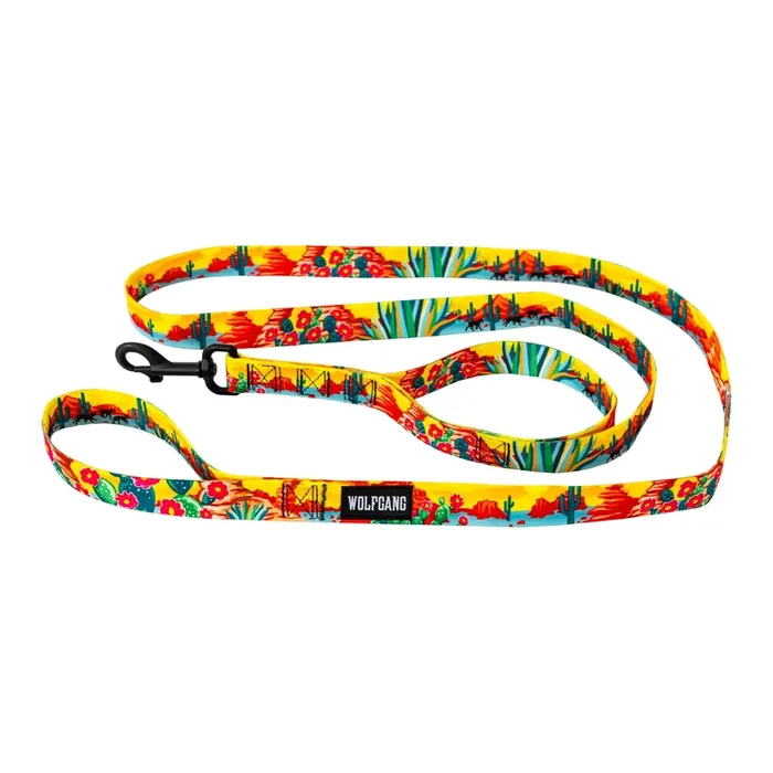 Wolfgang Heavy Duty Dog Leash, Pull-Tested To Over 800 Lbs For Walking & Training, Packleader Print, Dual-Handle Large