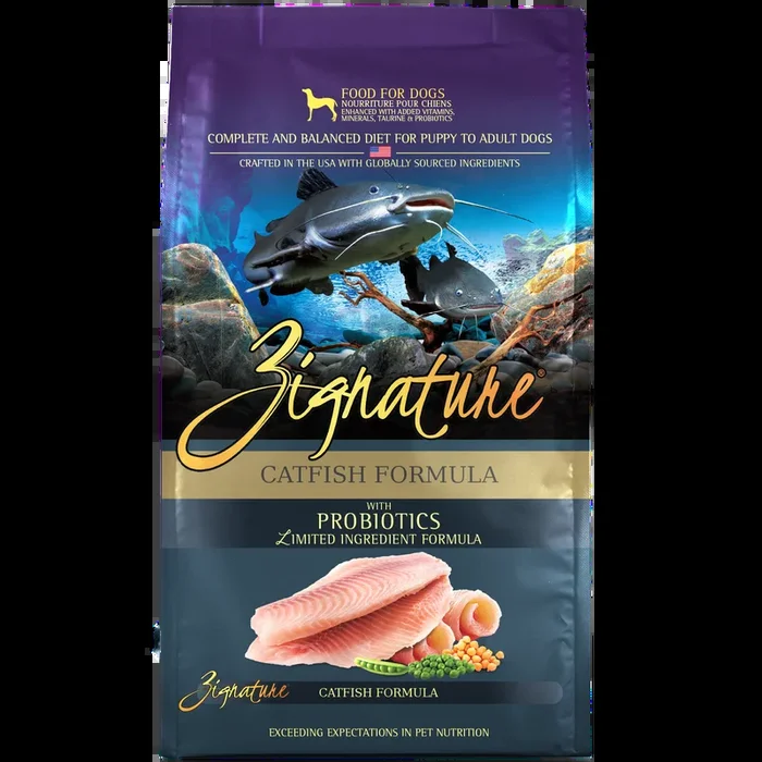 Zignature Catfish Formula Dog Food 25 lb