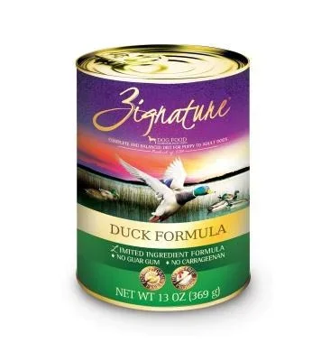 Zignature Dog Can GF Duck Formula 13oz