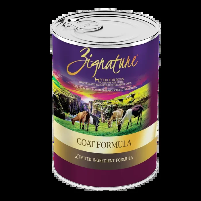 Zignature Goat Formula Dog Food 12/13 oz