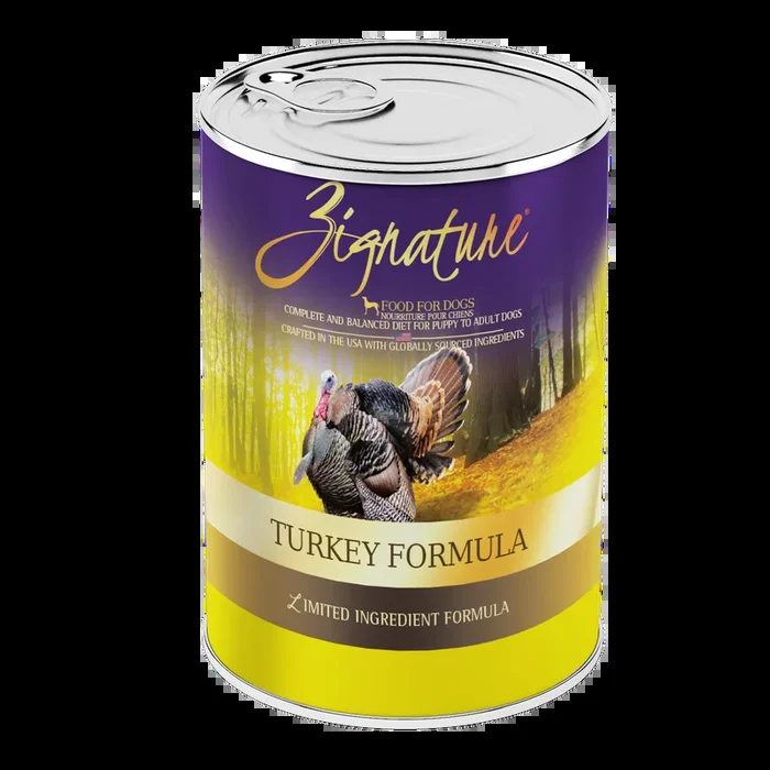 Zignature Turkey Formula Dog Food 12/13 oz