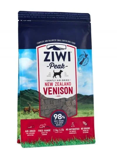Ziwi Peak Air-Dried Dog Food – Venison – 2.2lb Bag